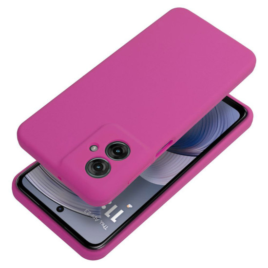 Case Silicone Phone Cover 2mm for Motorola Moto G55 5G - Pink Motorola Cases Mobile
