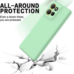 Θήκη Σιλικόνης 2mm Ματ για Motorola Moto G86 5G - Πράσινο της Μέντας