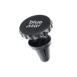 Blue Star Magnetic Air Vent Car Mount Holder for Smartphones - Black Blue Star Magnetic Air Vent Car Mount Holder for Smartphones - Black