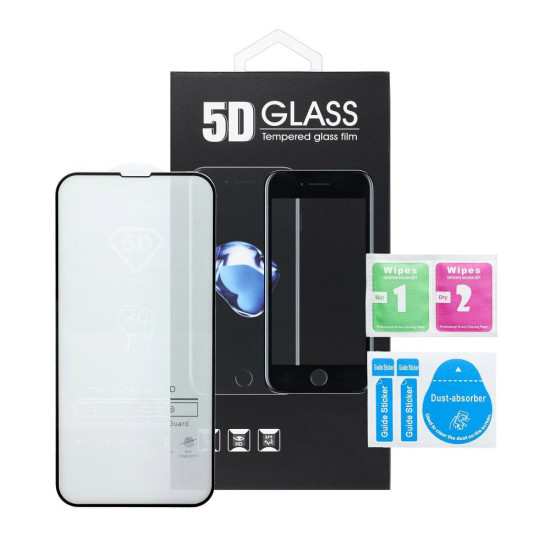 Edge Full Coverage Tempered Glass Screen Protector for Huawei P20 Pro - Black Huawei Screen Protectors
