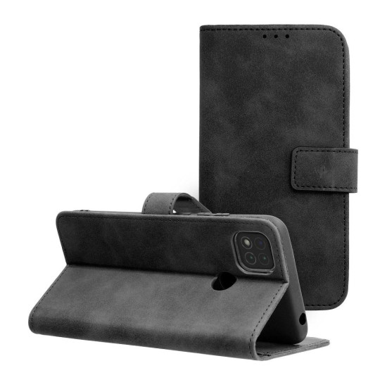 Tender Wallet Leather Stand Mobile Phone Cover for Xiaomi Redmi 9C - Black XIAOMI Cases Mobile