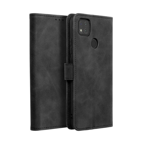 Tender Wallet Leather Stand Mobile Phone Cover for Xiaomi Redmi 9C - Black XIAOMI Cases Mobile