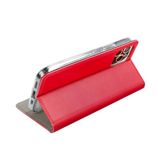 Smart Wallet Case for Xiaomi Redmi 13C 4G / Poco C65 4G - Red XIAOMI Cases Mobile