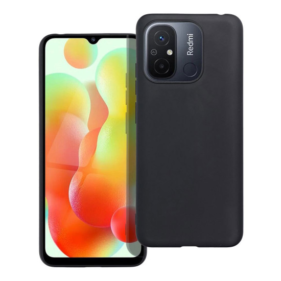 Matte TPU Back Cover for Xiaomi Redmi 12C 4G - Black XIAOMI Cases Mobile