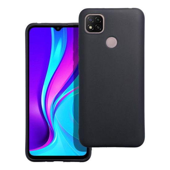 Matte Soft TPU Phone Protective Shell for Xiaomi Redmi 9C - Black XIAOMI Cases Mobile