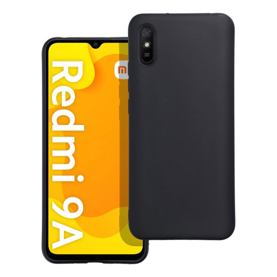 Soft Matte TPU Phone Case for Xiaomi Redmi 9A / 9AT - Black XIAOMI Cases Mobile