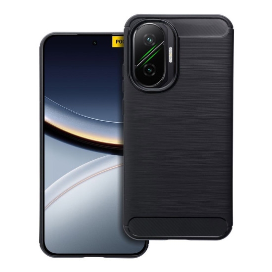 Carbon Fiber TPU Case for Xiaomi Poco F7 5G / Redmi Turbo 4 Pro 5G - Black XIAOMI Cases Mobile