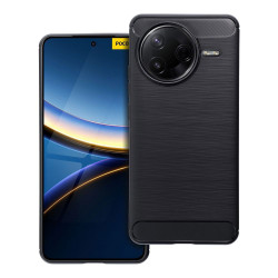 Θήκη Σιλικόνης TPU Carbon Fiber για Xiaomi Poco F7 Pro 5G - Μαύρο