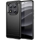 For Xiaomi Redmi Note 14 Pro 5G / Poco X7 5G Case TPU Carbon Fiber - Black