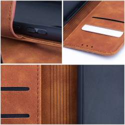 Tender Stand Wallet Phone Case for Samsung Galaxy A22 5G (EU Version) - Brown Tender Stand Wallet Phone Case for Samsung Galaxy A22 5G (EU Version) - Brown