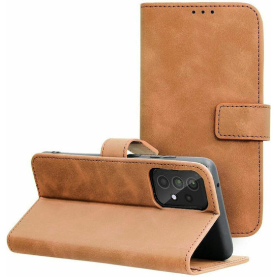 Tender Stand Wallet Phone Case for Samsung Galaxy A53 5G - Brown Samsung Cases Mobile