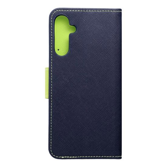 Fancy Book for Samsung Galaxy A15 5G / A15 4G - Navy/Lime Samsung Cases Mobile