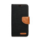 Canvas Wallet Case for Samsung Galaxy A35 5G - Black Samsung Cases Mobile