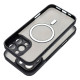 Variete For iPhone 17 Pro Max Clear Phone Case Compatible with MagSafe TPU+Acrylic Back Cover - Black Apple Cases Mobile