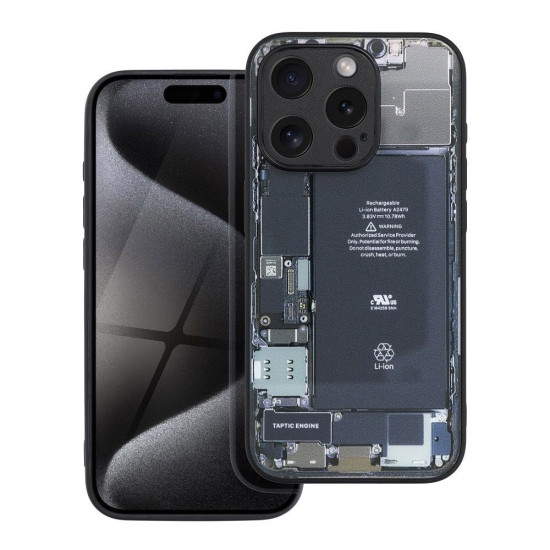 Tech TPU Protector Shell for iPhone 13 Pro Max - Black (design 2) Apple Cases Mobile