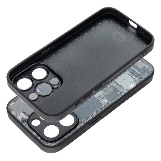 Tech TPU Protector Shell for iPhone 13 Pro Max - Black (design 2) Apple Cases Mobile