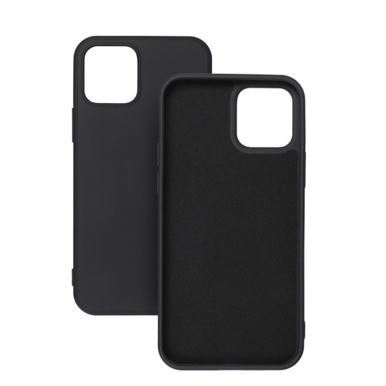 For iPhone 17 Pro Matte Silicone Phone Drop-proof Cover Anti-scratch Protective Case - Black Apple Cases Mobile