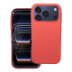 For iPhone 17 Pro Max Matte Silicone Phone Drop-proof Cover Anti-scratch Protective Case - Peach Apple Cases Mobile