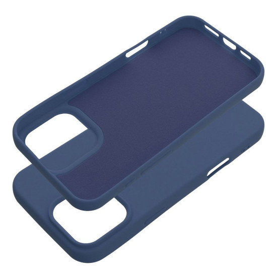 For iPhone 16 Pro Max Matte Silicone Phone Drop-proof Cover Anti-scratch Protective Case - Blue Apple Cases Mobile
