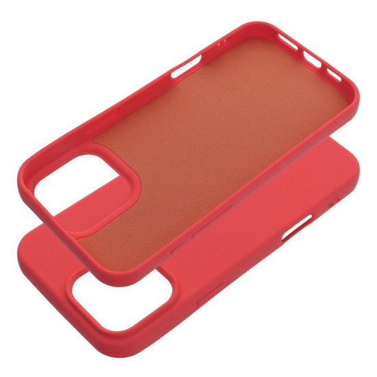For iPhone 16 Pro Max Matte Silicone Phone Drop-proof Cover Anti-scratch Protective Case - Peach Apple Cases Mobile