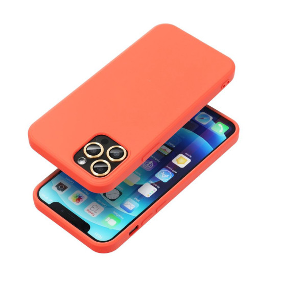 For iPhone 16 Pro Matte Silicone Phone Drop-proof Cover Anti-scratch Protective Case - Peach Apple Cases Mobile