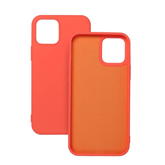 For iPhone 16 Pro Matte Silicone Phone Drop-proof Cover Anti-scratch Protective Case - Peach Apple Cases Mobile