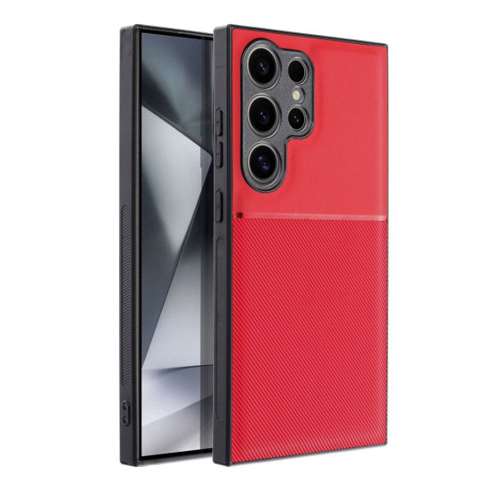 For Samsung Galaxy S24 Ultra Case TPU Noble Shell Anti-Scratch Cell Phone Cover - Red Samsung Cases Mobile