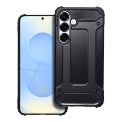 Armor Guard Plastic + TPU Hybrid Mobile Phone Shell for Samsung Galaxy S25 5G - Black Armor Guard Plastic + TPU Hybrid Mobile Phone Shell for Samsung Galaxy S25 5G - Black