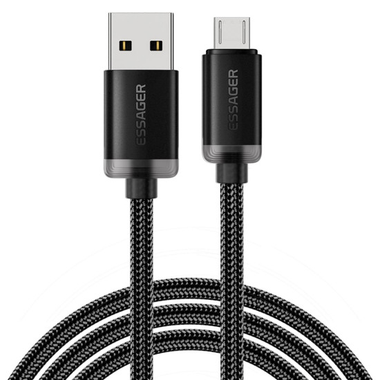 ESSAGER ES-X60 1m USB to Micro Phone Charging Cable Braided Data Cable Apple Cables Adapters & Chargers