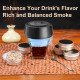 QY-502 Whiskey Champagne Smoke Infuser Electric Cocktail Smoker with 6 Wood Chips Gadgets - Toys - Hobby
