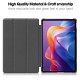Θήκη Βιβλίο Tri-Fold με Βάση Στήριξης για Xiaomi Redmi Pad 2 - Γκράφιτι XIAOMI Θήκες Tablet