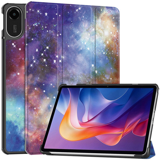 Θήκη Βιβλίο Tri-Fold με Βάση Στήριξης για Xiaomi Redmi Pad 2 - Γαλαξίες XIAOMI Θήκες Tablet