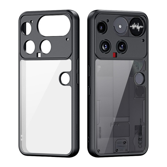 For Nothing Phone (3) 5G Case DUX DUCIS Aimo Series TPU+PC Matte Drop-proof Phone Cover (REACH Certification) - Black Nothing Cases Mobile