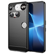 Θήκη Σιλικόνης TPU Carbon Fiber για Nothing Phone (3) 5G - Μαύρο