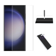 ENKAY HAT PRINCE Σκληρυμένο Γυαλί (Tempered Glass) Προστασίας Οθόνης Πλήρης Κάλυψης με Υγρή Κόλλα UV για Samsung Galaxy S23 Ultra