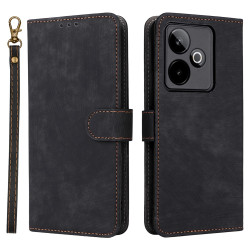 Θήκη Πορτοφόλι με Βάση Στήριξης για Realme GT 7 5G - Μαύρο