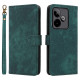 For Realme GT 7 5G Case Wallet RFID Blocking PU Leather Phone Cover Stand with Strap - Green Oppo Realme Cases Mobile
