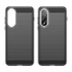 For OnePlus Ace 5 Ultra 5G / Nord 5 5G Case Protective Phone Cover Carbon Fiber Texture Brushed - Black OnePlus Mobile Cases