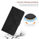 For OnePlus Nord 5 5G Case Skin Touch Lines Imprinted PU Leather Flip Phone Cover - Black OnePlus Mobile Cases