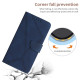For OnePlus Nord 5 5G Case Skin Touch Lines Imprinted PU Leather Flip Phone Cover - Blue OnePlus Mobile Cases