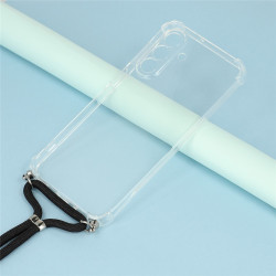 Θήκη Σιλικόνης TPU με Κορδόνι Λαιμού για Samsung Galaxy A17 5G - Διάφανο Θήκη Σιλικόνης TPU με Κορδόνι Λαιμού για Samsung Galaxy A17 5G - Διάφανο