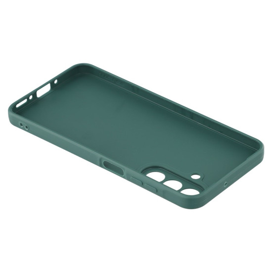 For Samsung Galaxy A17 5G Case Precise Cutouts Straight Edge TPU Shockproof Phone Cover - Army Green Samsung Cases Mobile