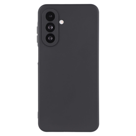 For Samsung Galaxy A17 5G Case Precise Cutouts Straight Edge TPU Shockproof Phone Cover - Black Samsung Cases Mobile