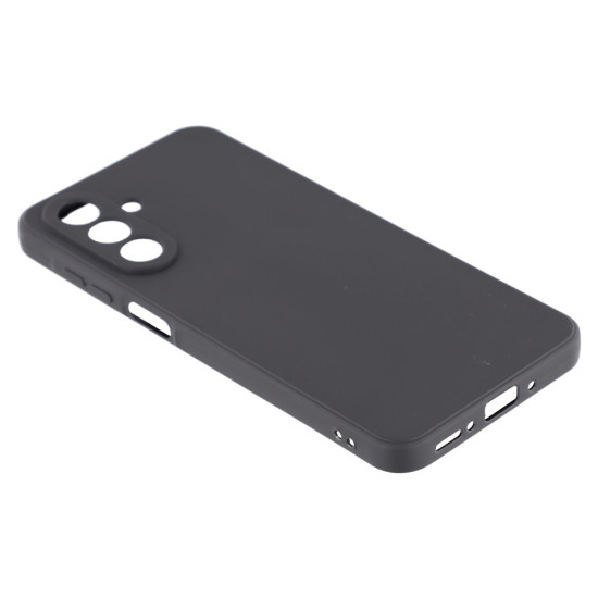 For Samsung Galaxy A17 5G Case Precise Cutouts Straight Edge TPU Shockproof Phone Cover - Black Samsung Cases Mobile