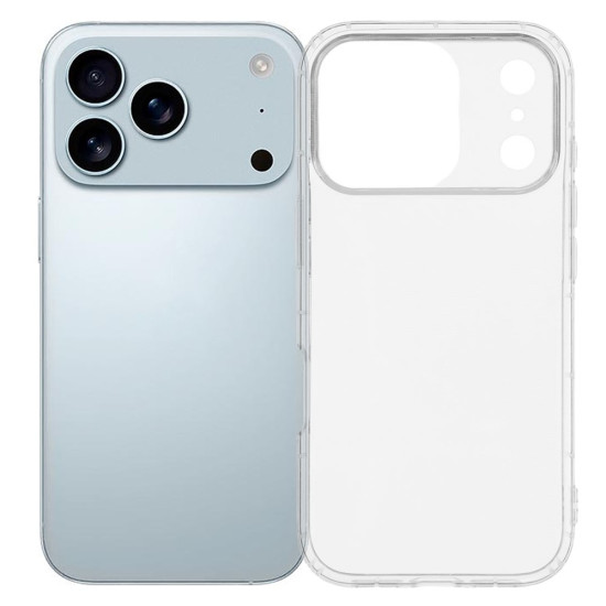 For iPhone 17 Pro Case Transparent TPU Phone Back Cover Airbag Protection Apple Cases Mobile