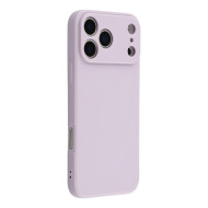For iPhone 17 Pro Max Case Precise Cutouts Straight Edge TPU Shockproof Phone Cover - Purple