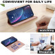 For iPhone 17 Pro Max Leather Case BINFEN COLOR BF32 Wallet RFID Blocking Phone Cover - Rose Gold Apple Cases Mobile