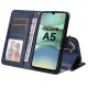For Xiaomi Redmi A5 NFC (EU) (173.45mm) Case Wallet PU Leather Folio Flip Phone Cover - Blue XIAOMI Cases Mobile