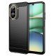 For Xiaomi Redmi A5 NFC (EU) (173.45mm) Case Protective Phone Cover Carbon Fiber Texture Brushed - Black XIAOMI Cases Mobile