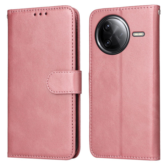 Θήκη Πορτοφόλι με Βάση Στήριξης για Xiaomi Poco F7 Ultra 5G / Redmi K80 Pro 5G - Ροζέ Χρυσαφί XIAOMI Θήκες Κινητών